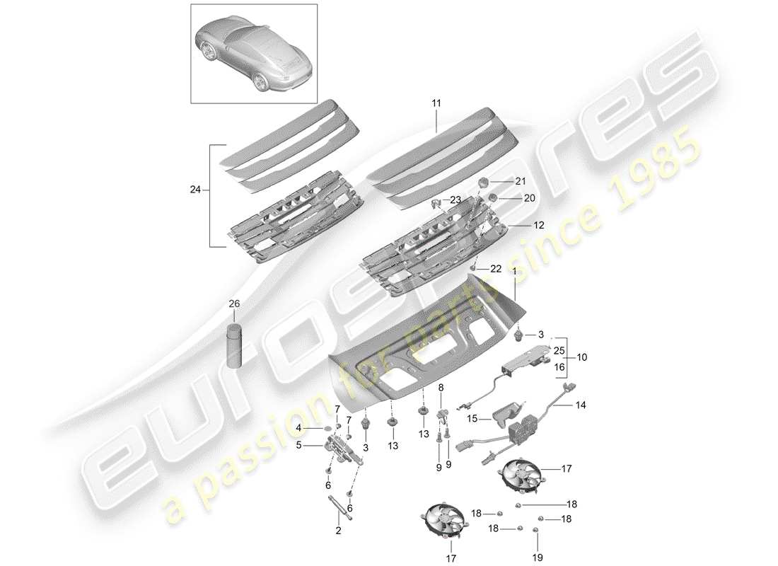 part diagram containing part number 99151256104