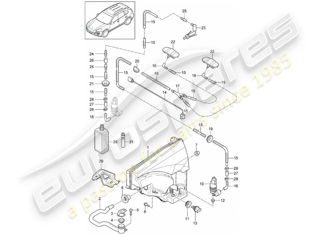 part diagram containing part number 95862807711