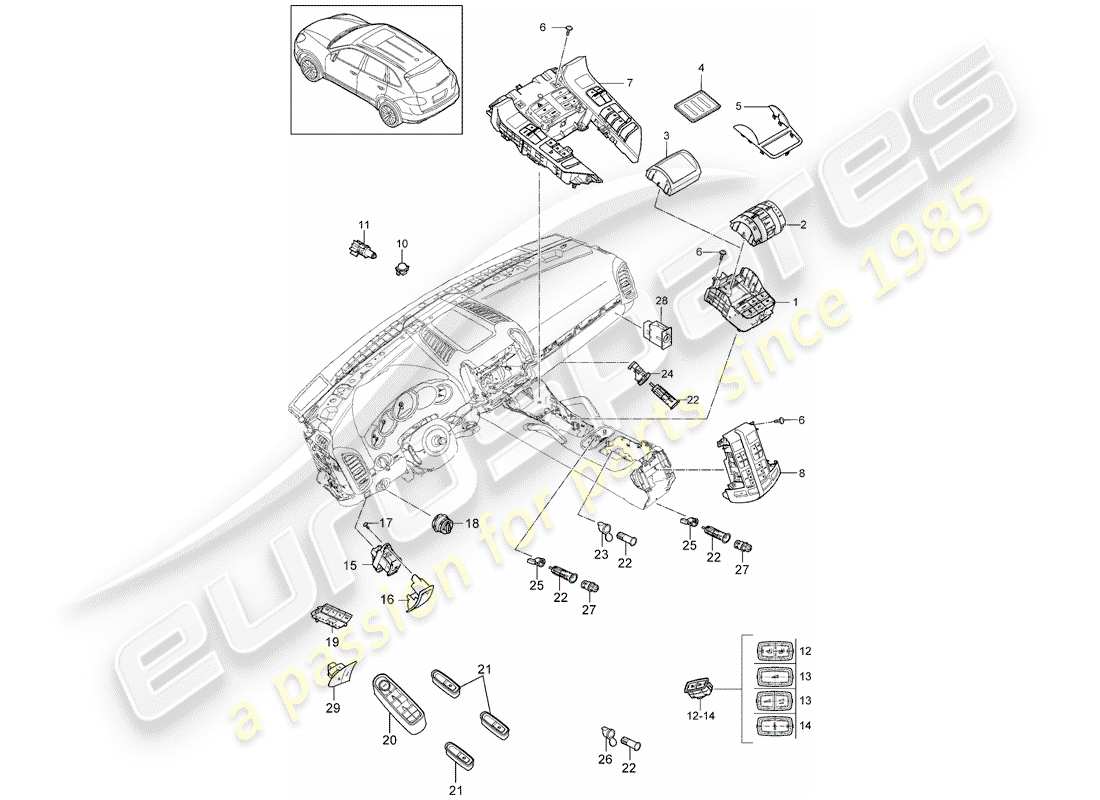 part diagram containing part number 95861330301