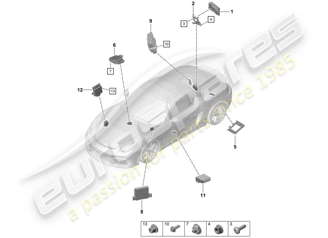part diagram containing part number 95b907530n