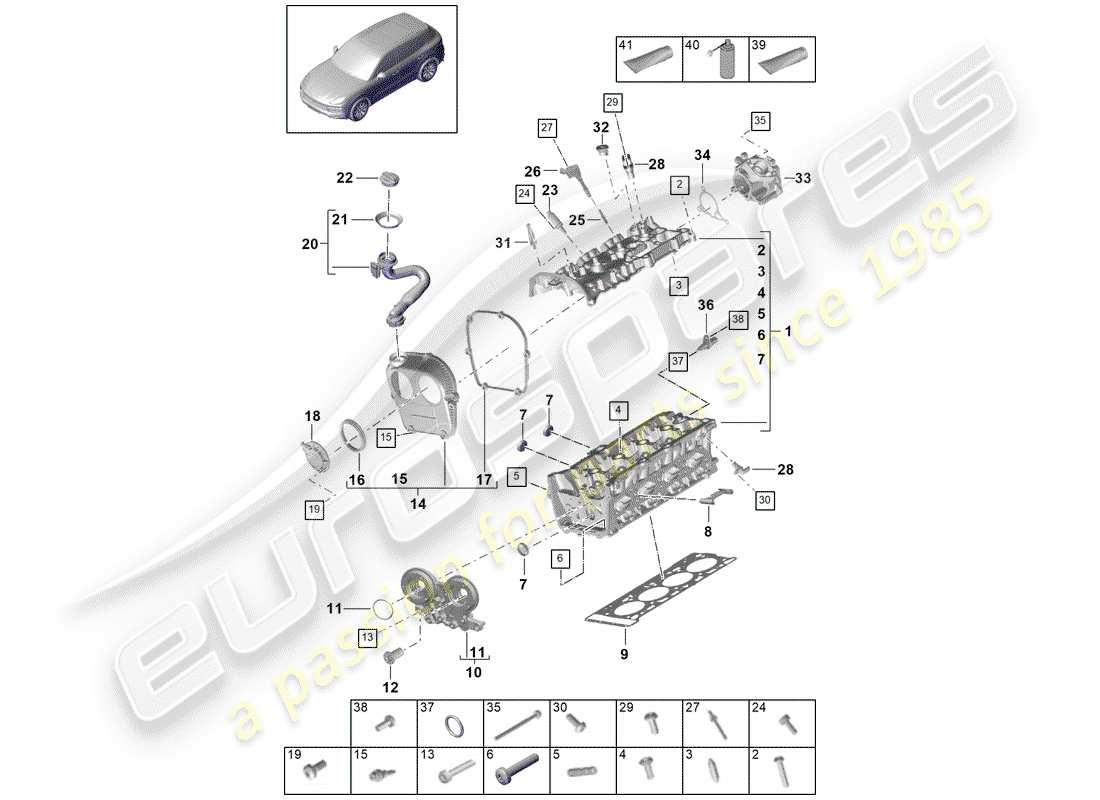 part diagram containing part number pac103063a