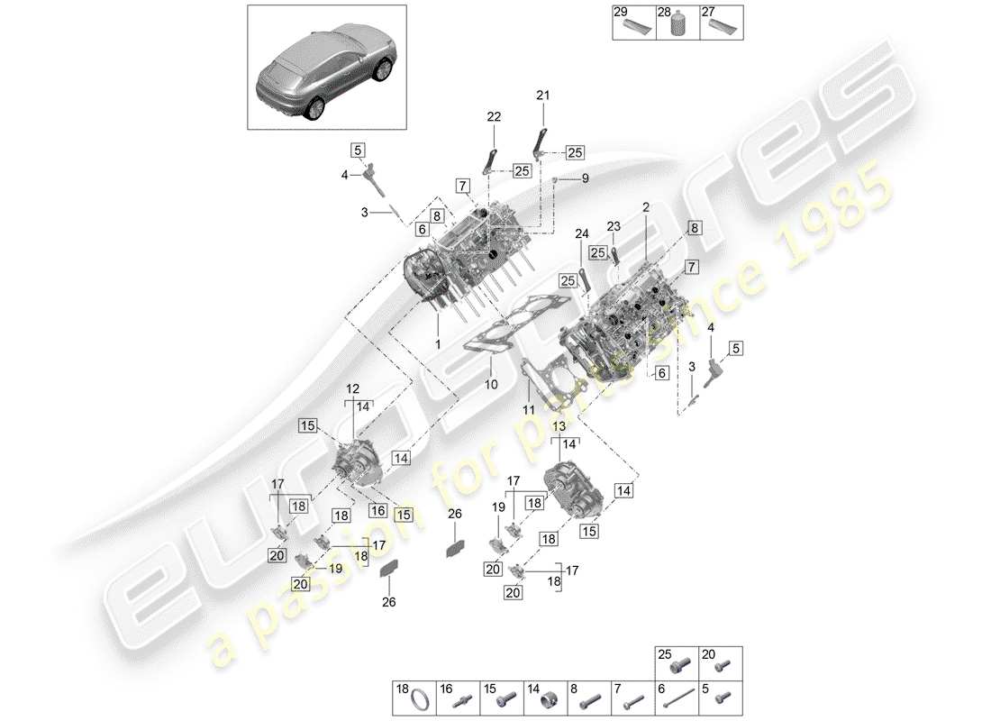 part diagram containing part number pac103062a