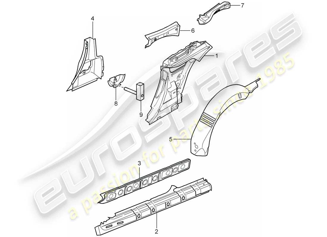 part diagram containing part number 99750221501