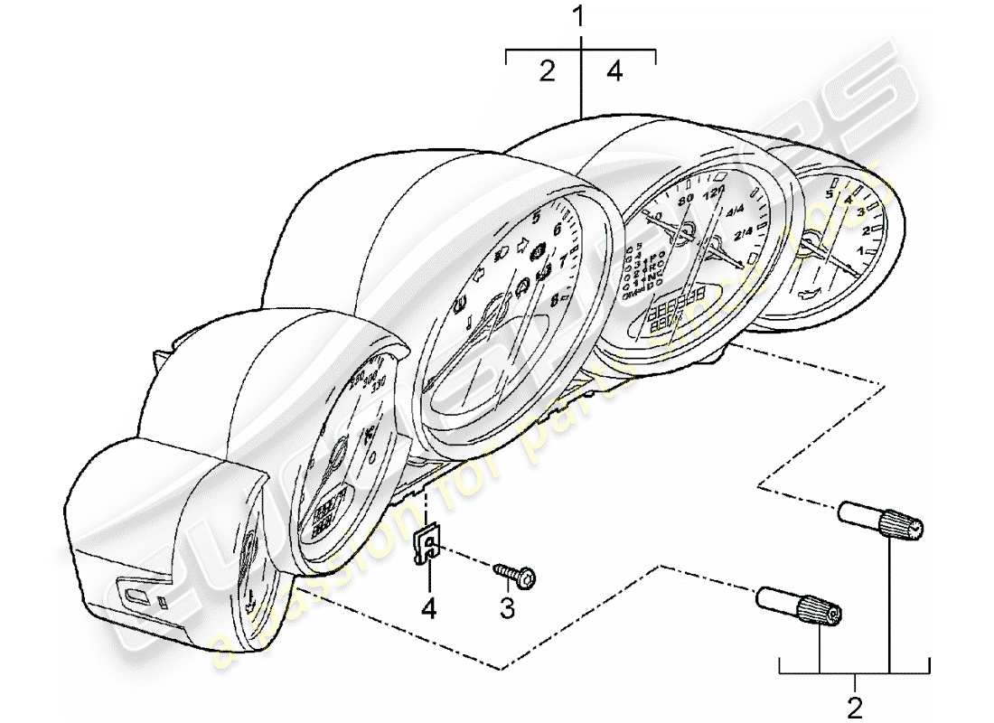 part diagram containing part number 99764198065