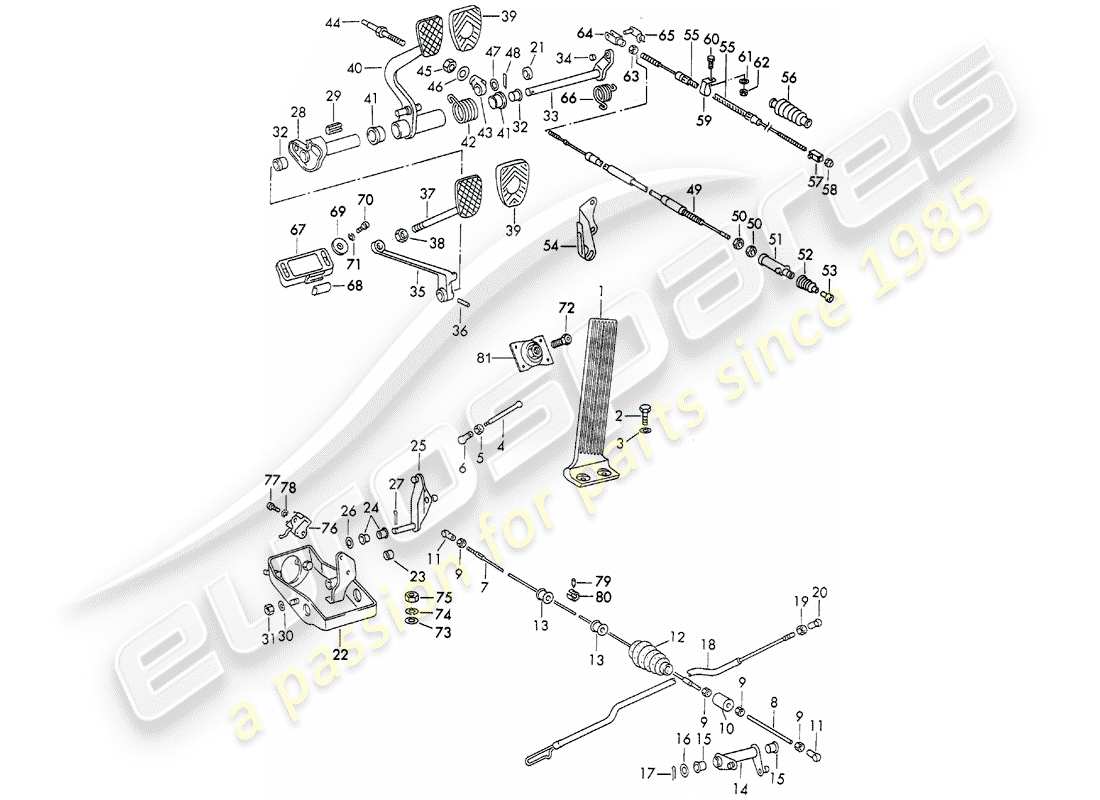 part diagram containing part number pcg42301600