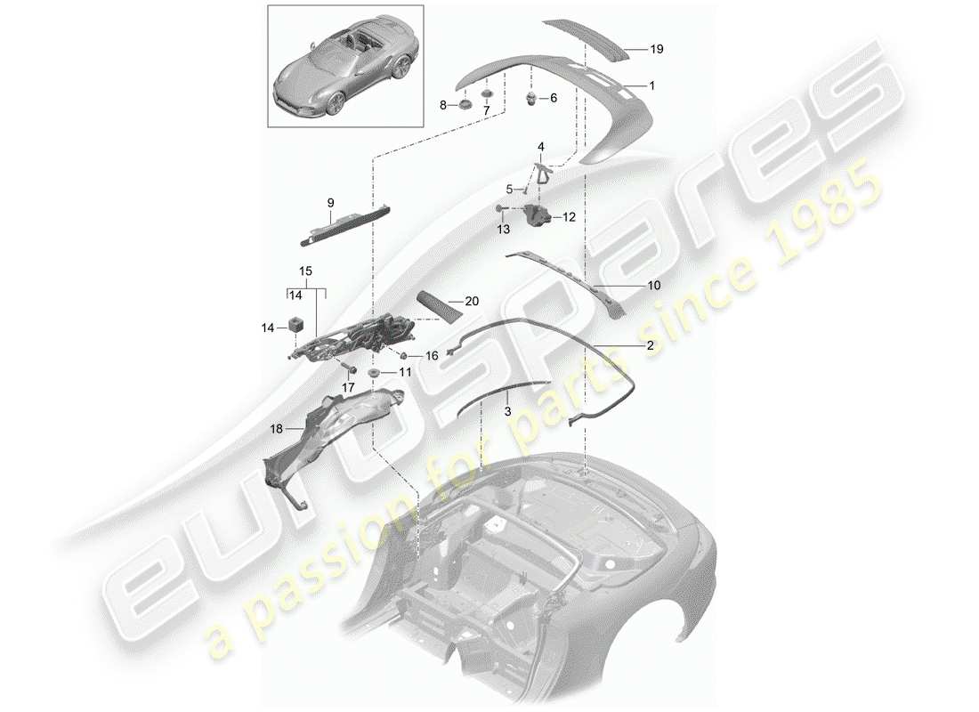 part diagram containing part number 99156167301