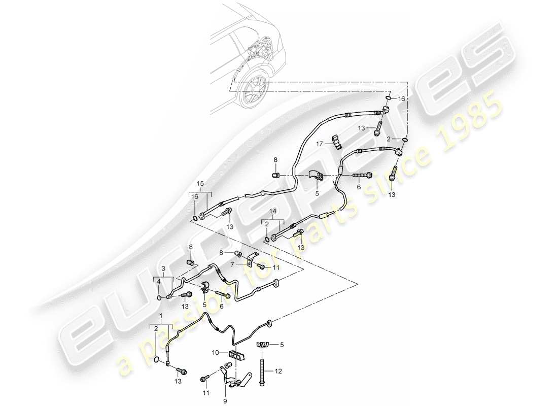 part diagram containing part number 95557372701