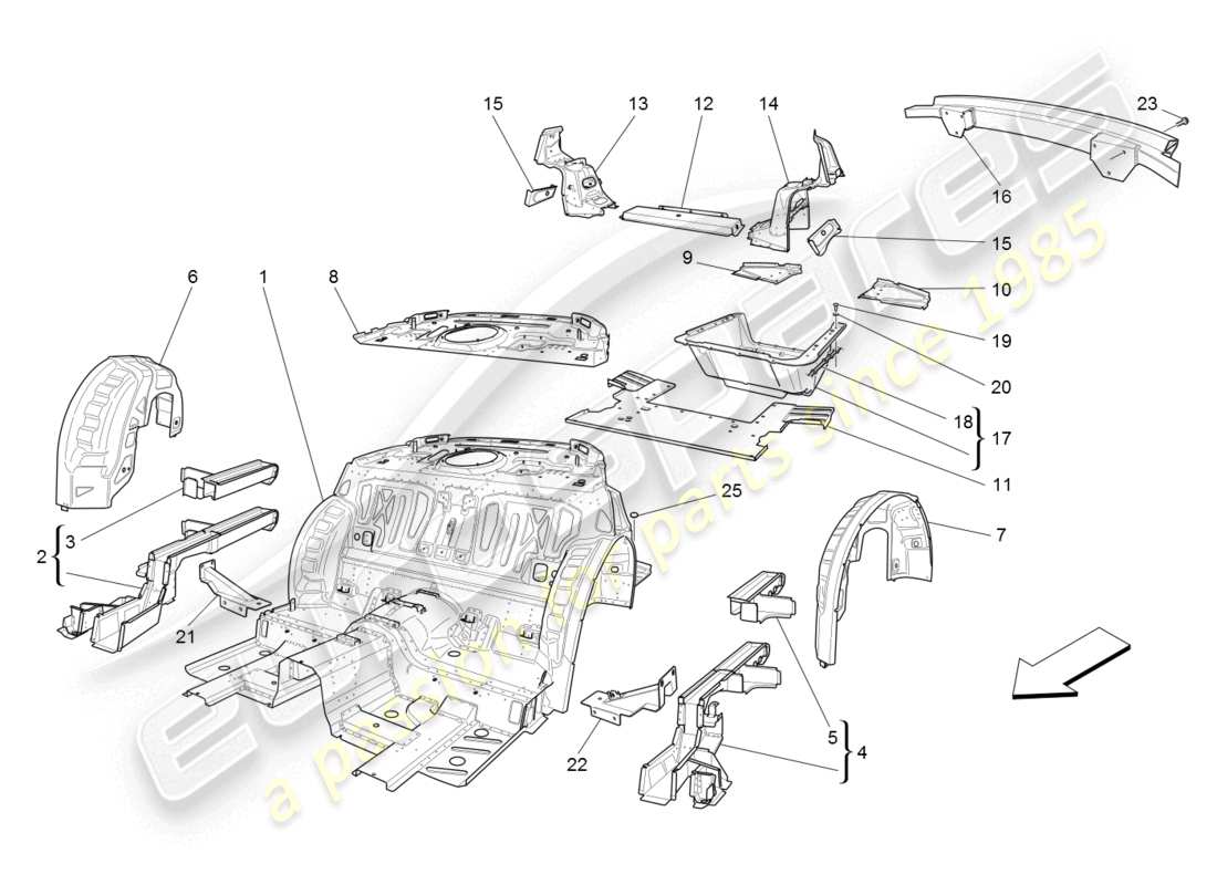 part diagram containing part number 11640424