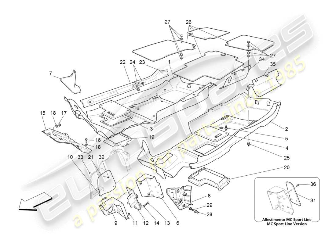 part diagram containing part number 68191921