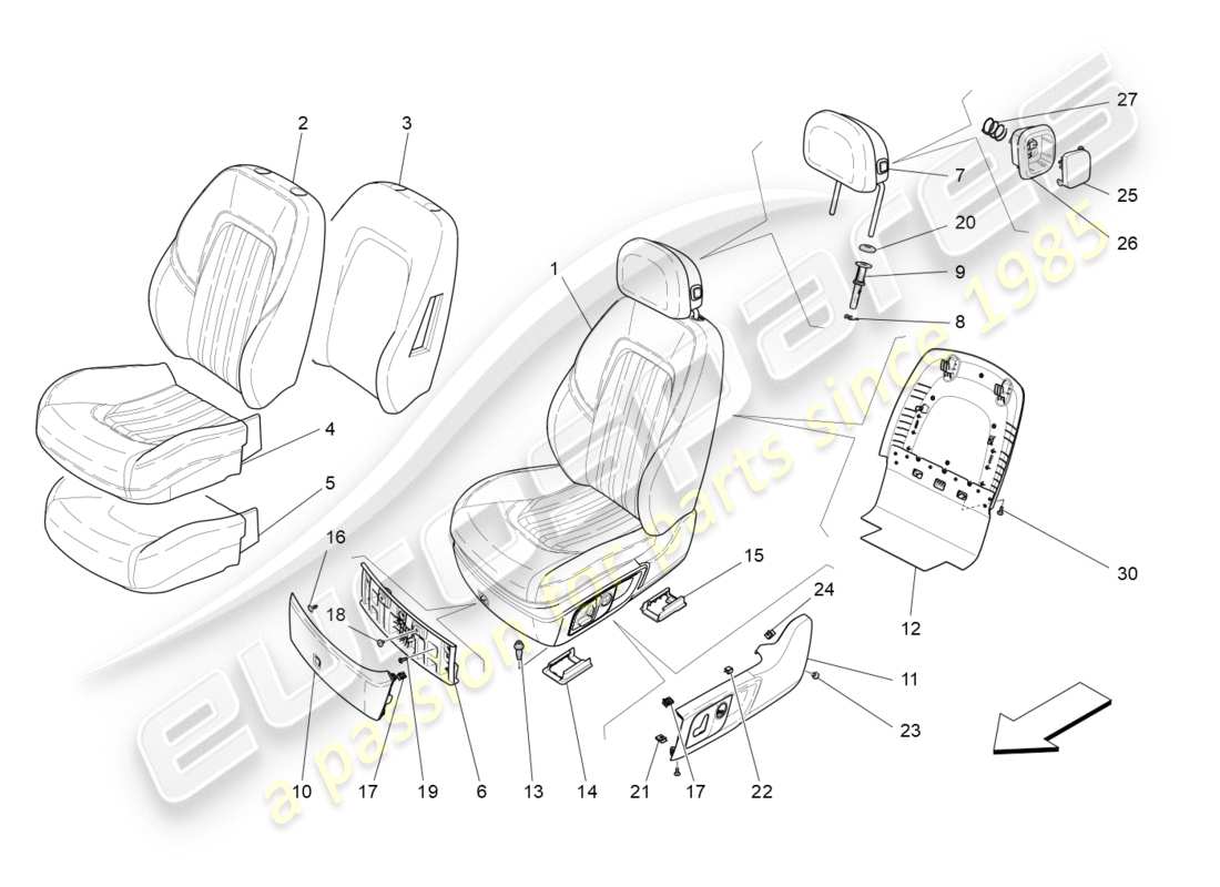 part diagram containing part number 670016305