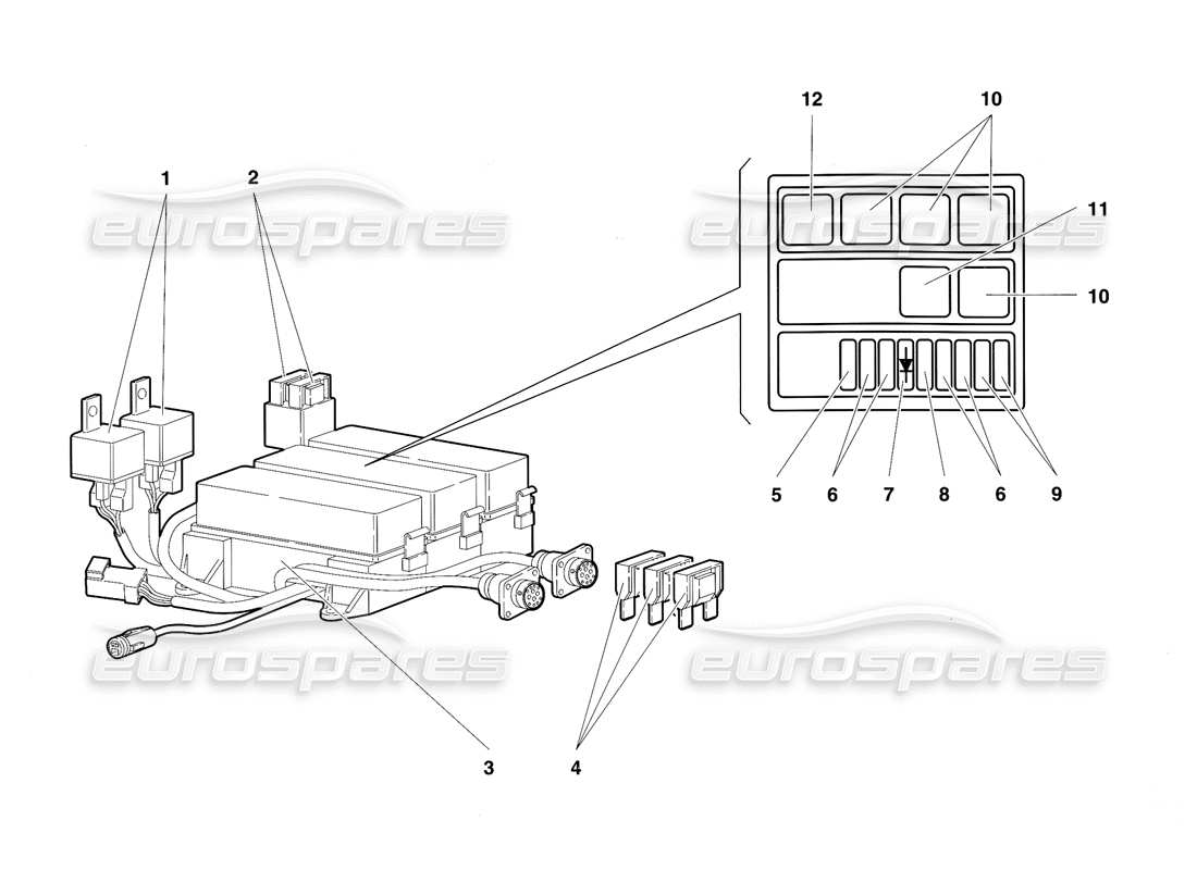 part diagram containing part number 006038102