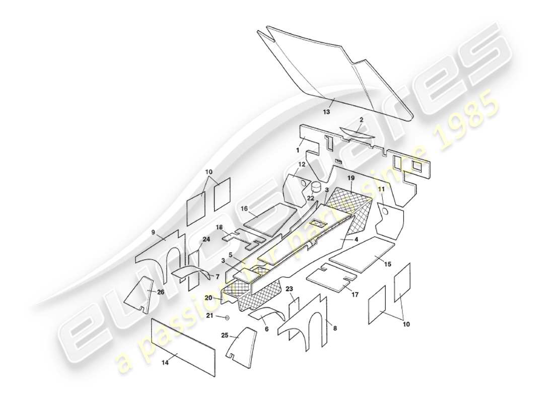 part diagram containing part number 85-72816