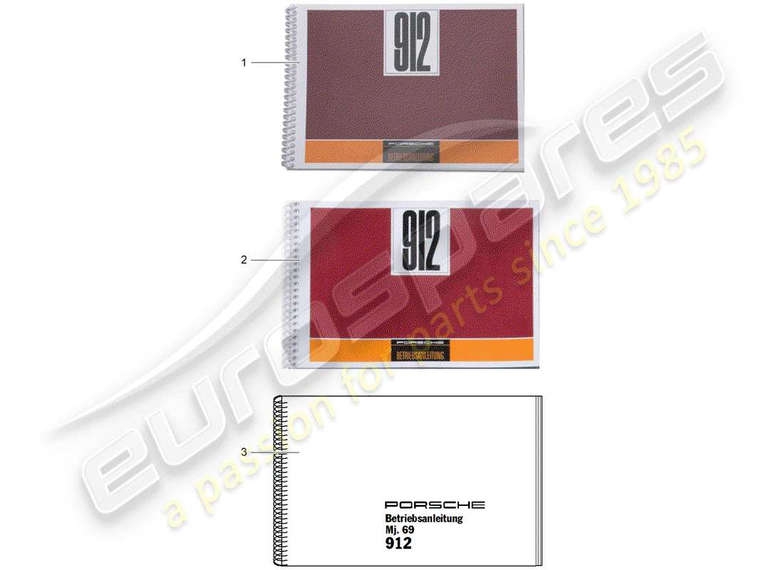 porsche 2006 (after sales literature) instruction manual part diagram