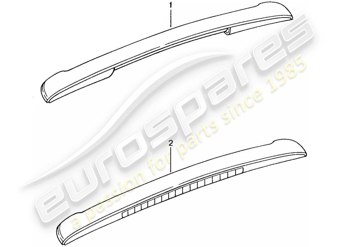 porsche tequipment catalogue (2001) set part diagram