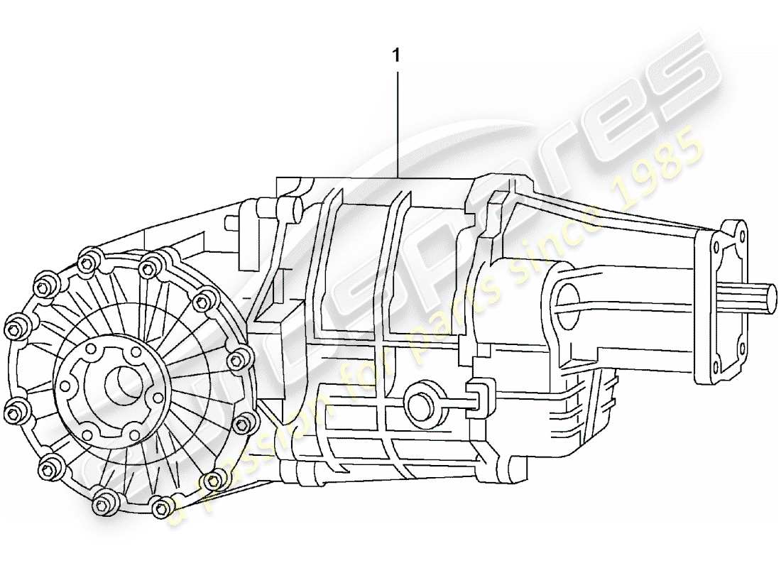 porsche replacement catalogue (2006) manual gearbox part diagram