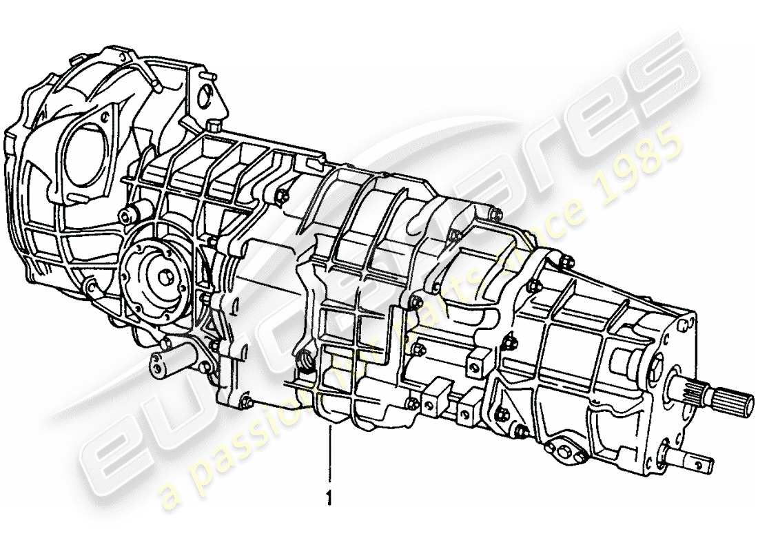 porsche replacement catalogue (2007) manual gearbox parts diagram