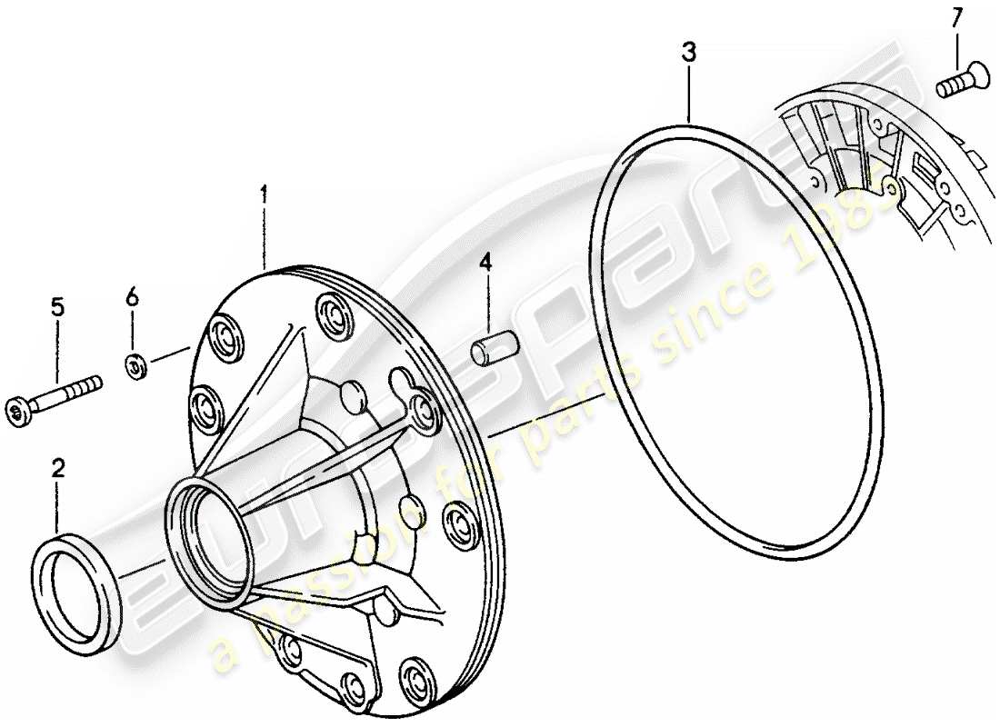 porsche 1994 (968) tiptronic - oil pump part diagram