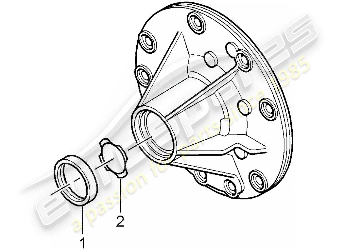 porsche 2007 (987 cayman) tiptronic part diagram