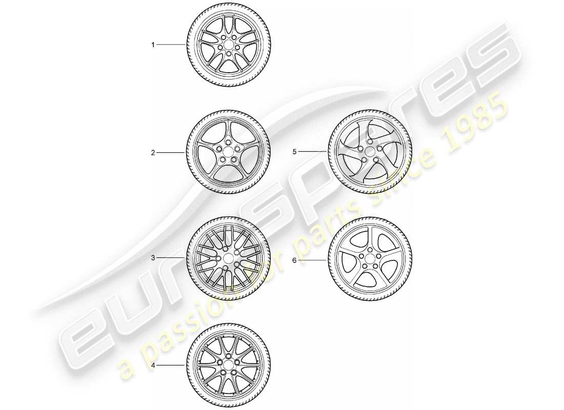 porsche 2000 (tequipment) gear wheel sets part diagram
