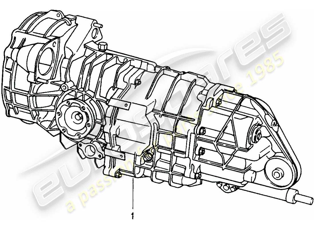 porsche replacement catalogue (2005) manual gearbox part diagram