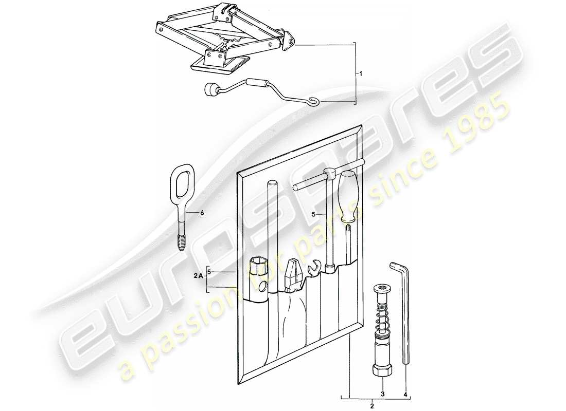 porsche 1984 (924) accessories - - weiteres zubehoer im classic - katalog (modell: cla) part diagram