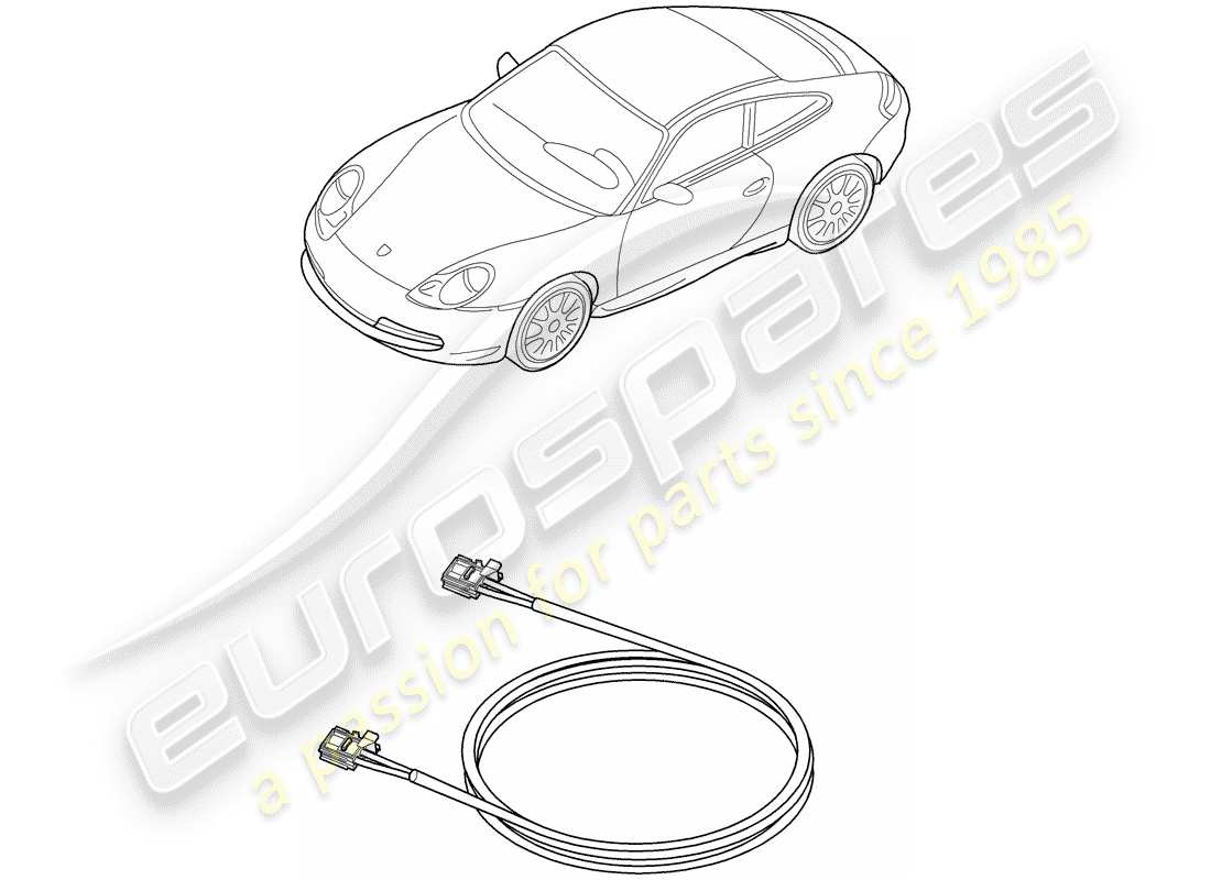 porsche 2004 (996) light fibre optic - d - mj 2003>> part diagram