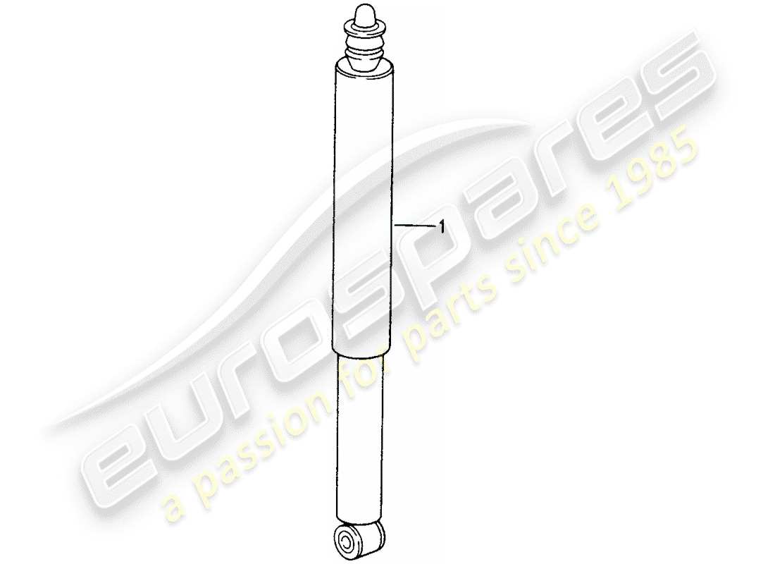 porsche 2008 (refurbished and exchange catalogue) vibration damper part diagram