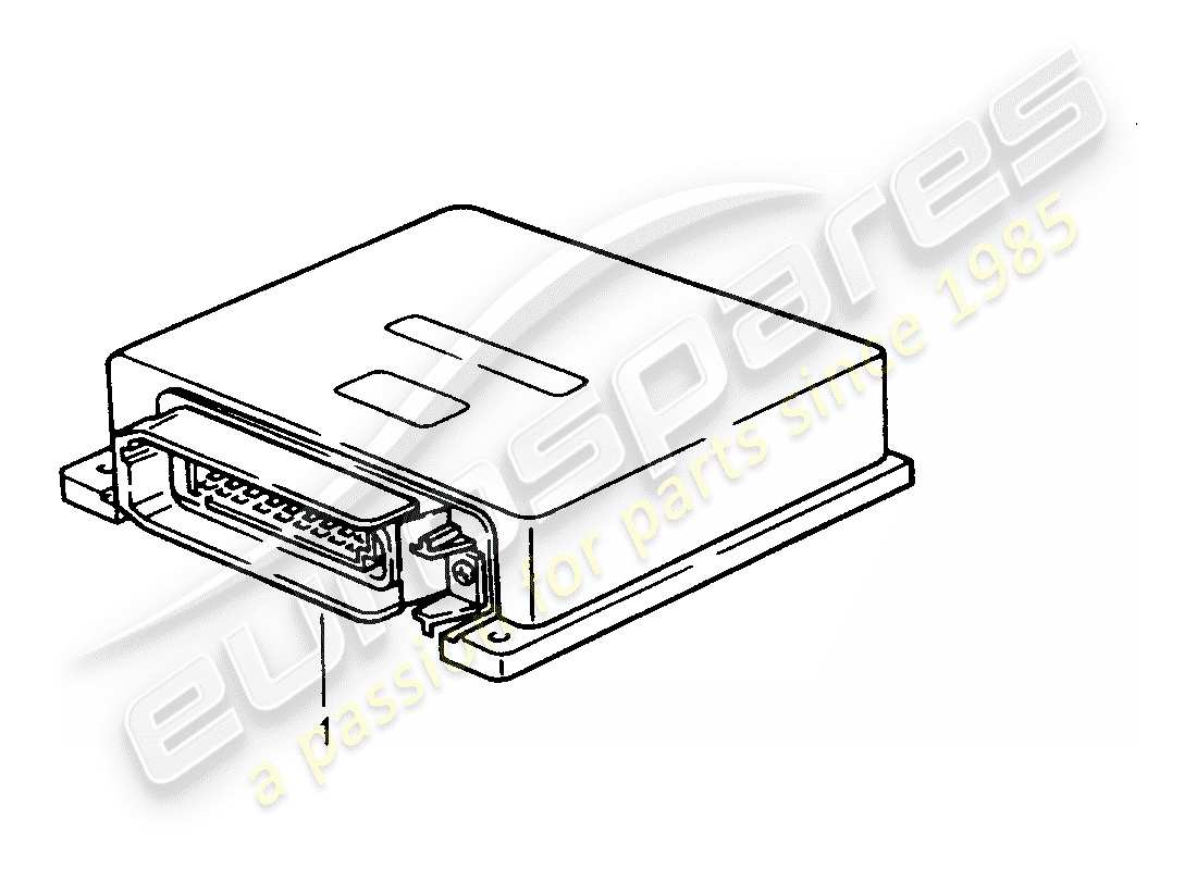 porsche 2008 (refurbished and exchange catalogue) control units part diagram