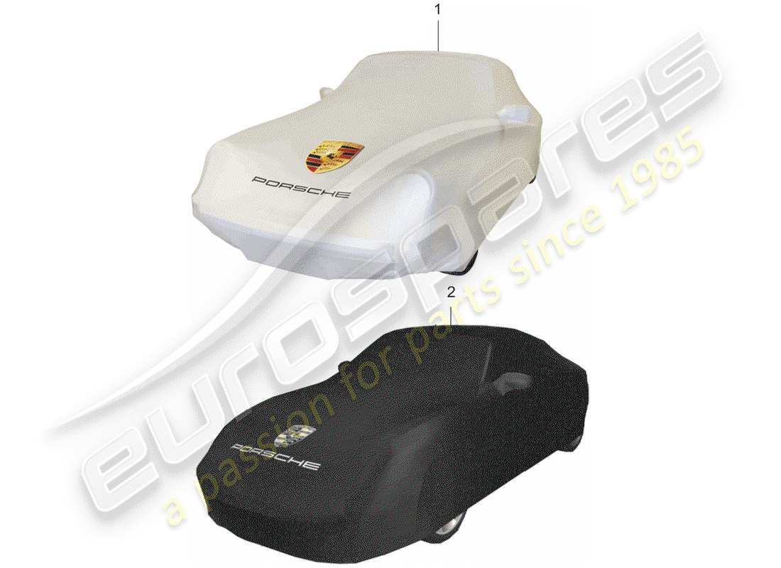 porsche 2006 (tequipment) cover part diagram