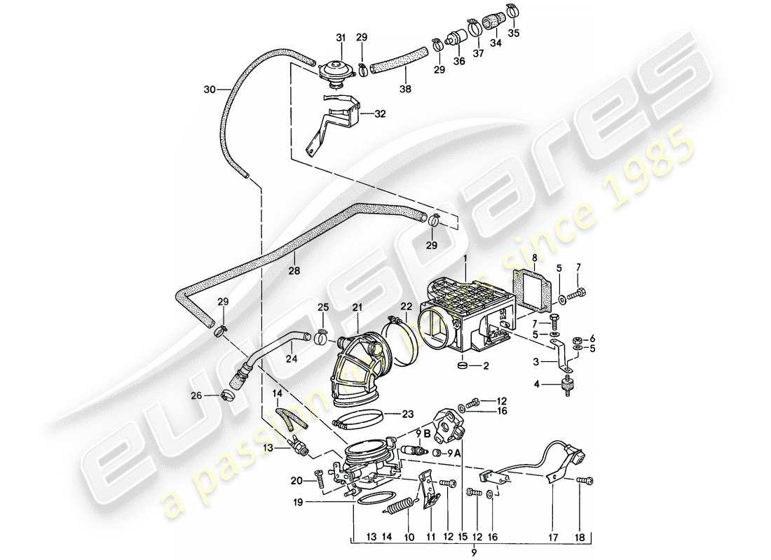 porsche 1987 (911) for - l-jetronic i part diagram