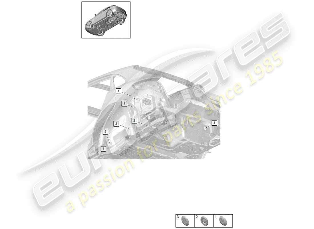 porsche 2019 (macan) plug part diagram