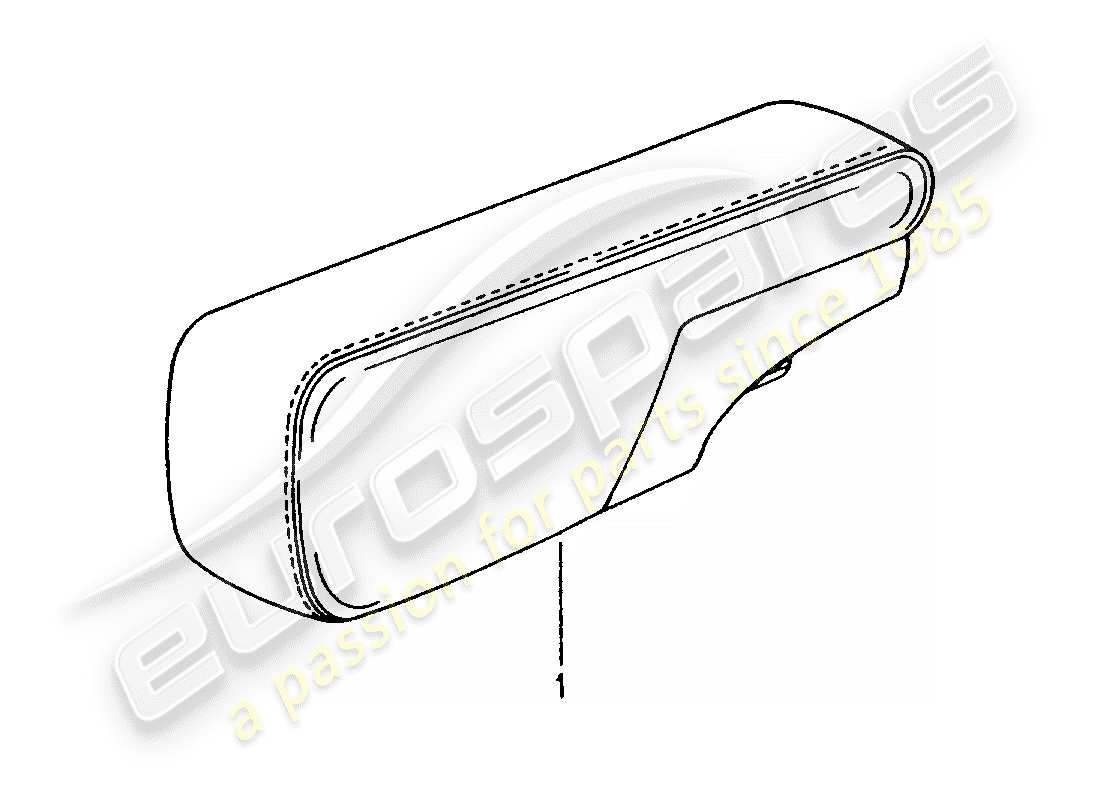 porsche 2012 (tequipment) armrest part diagram