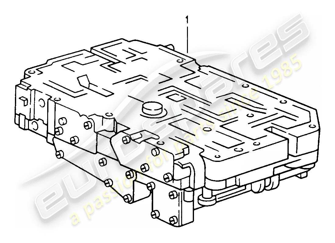 porsche 2008 (refurbished and exchange catalogue) shift-valve body part diagram