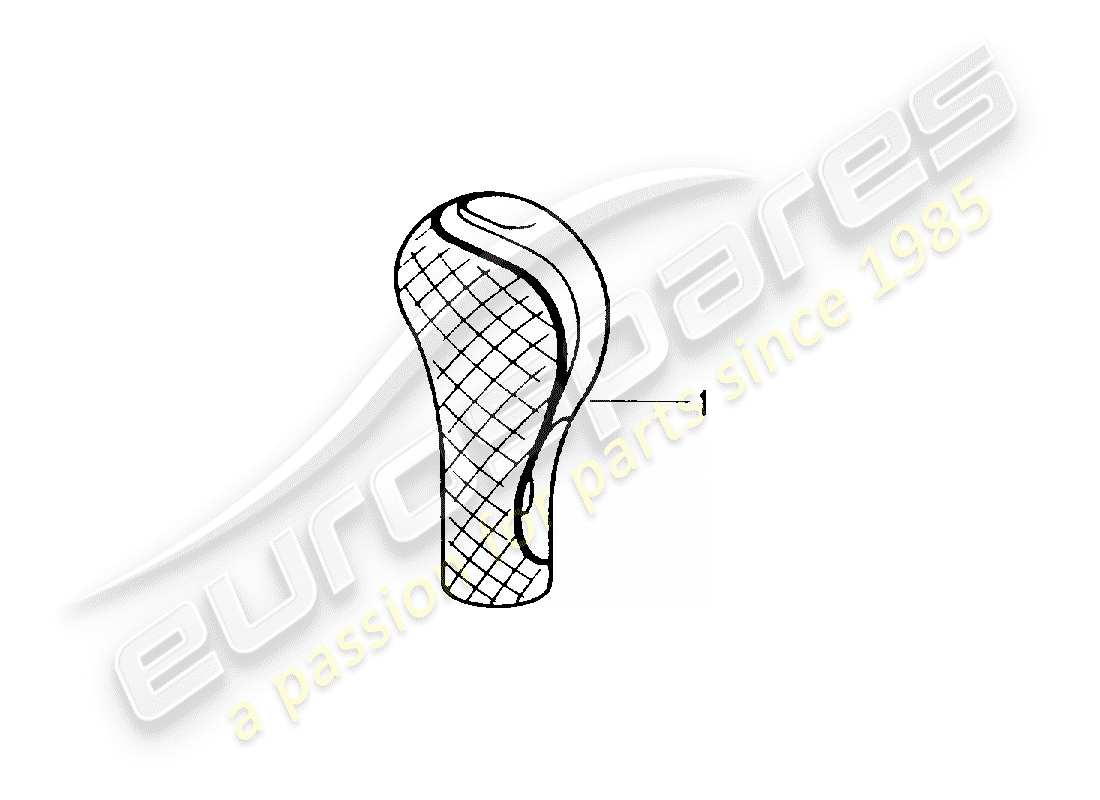 porsche 2002 (tequipment) selector lever part diagram