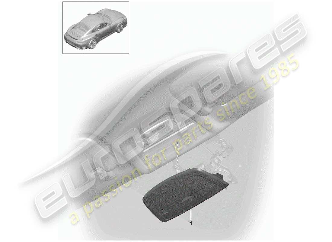 porsche 2015 (991-1 turbo) bracket part diagram