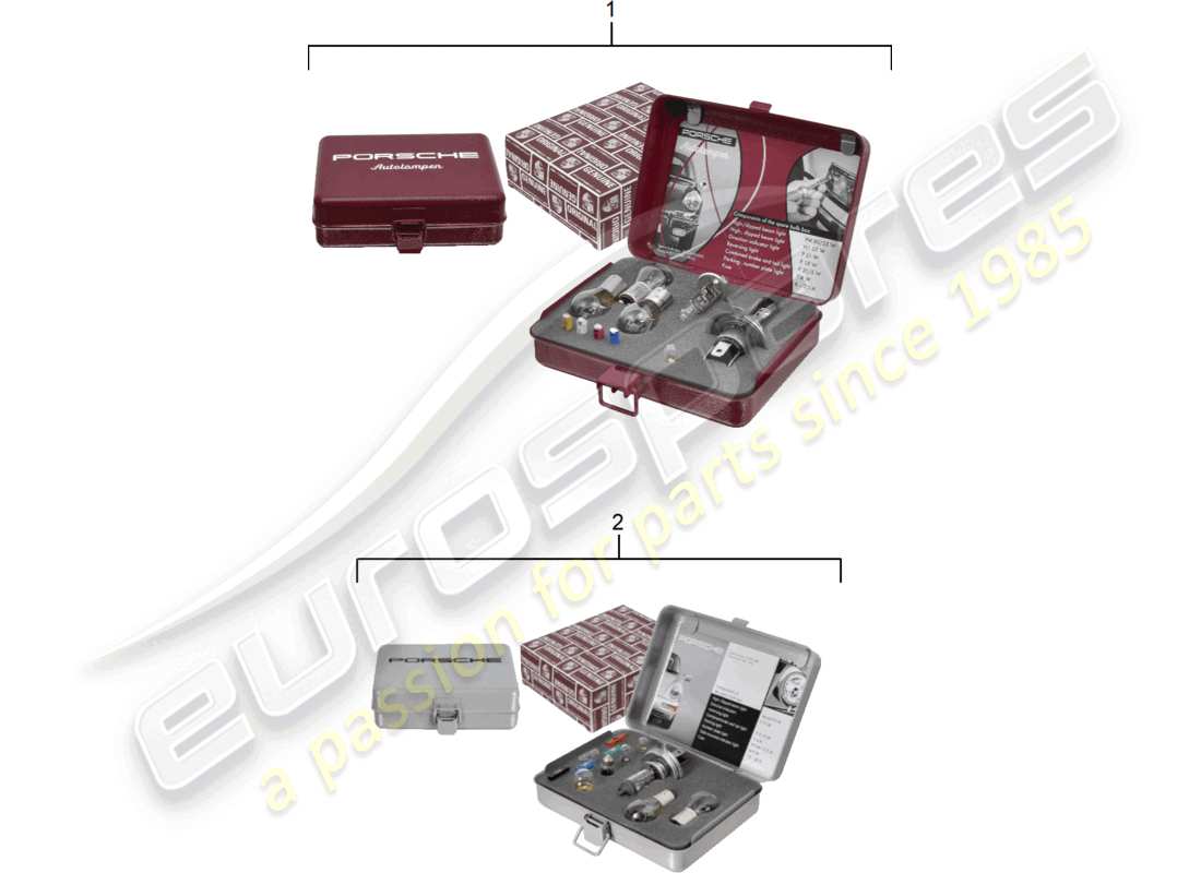 porsche 2003 (cayenne e1 9pa) lamp replacement box porsche classic part diagram
