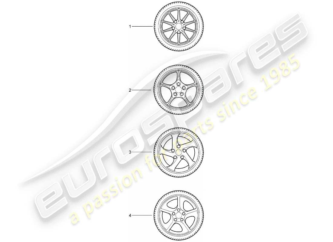 porsche 2011 (tequipment) gear wheel sets part diagram