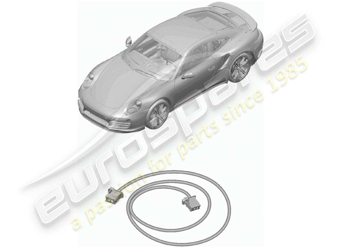 porsche 2017 (991-2 turbo) light fibre optic part diagram