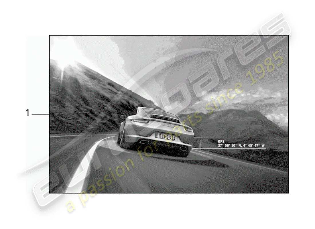 porsche 2012 (tequipment 98x/99x) porsche part diagram