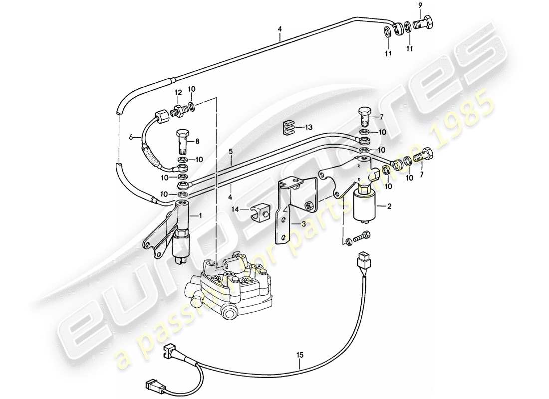 porsche 1982 (924) k-jetronic - 2 a part diagram