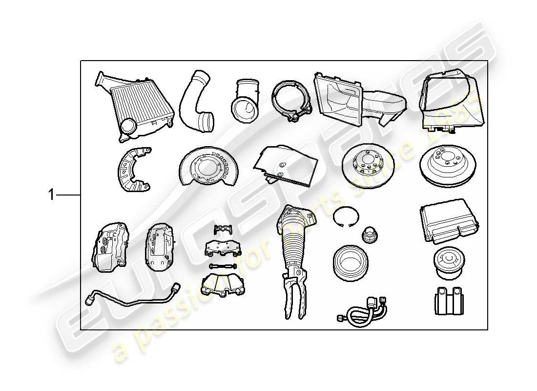 porsche 2020 (tequipment cayenne) engine part diagram
