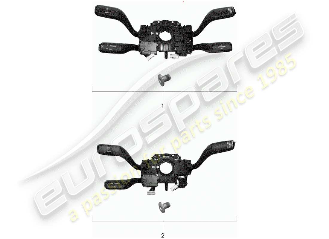 porsche 2013 (tequipment 98x/99x) cruise control system part diagram