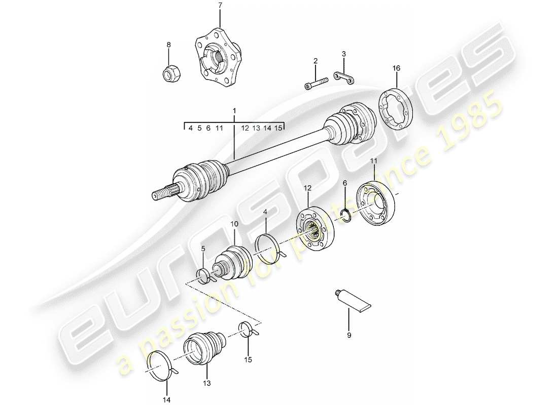 porsche 2005 (996) drive shaft - wheel hub - f >> 99-2s603 555 - f >> 99-2s642 147 - f >> 99-2s630 713 - f >> 99-2s603 622 - f >> 99-2s642 181 - f >> 99-2s630 736 part diagram