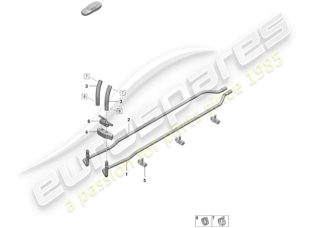 porsche 2019 (992-1) heater part diagram