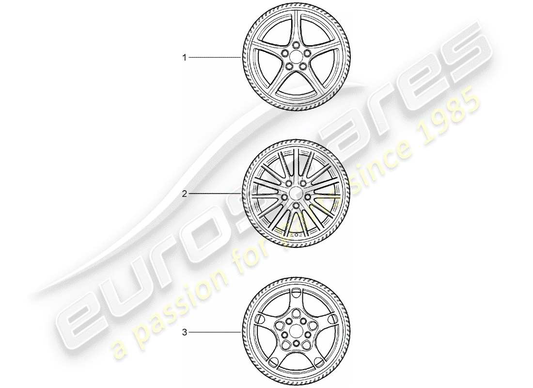 porsche 1990 (tequipment) gear wheel sets part diagram