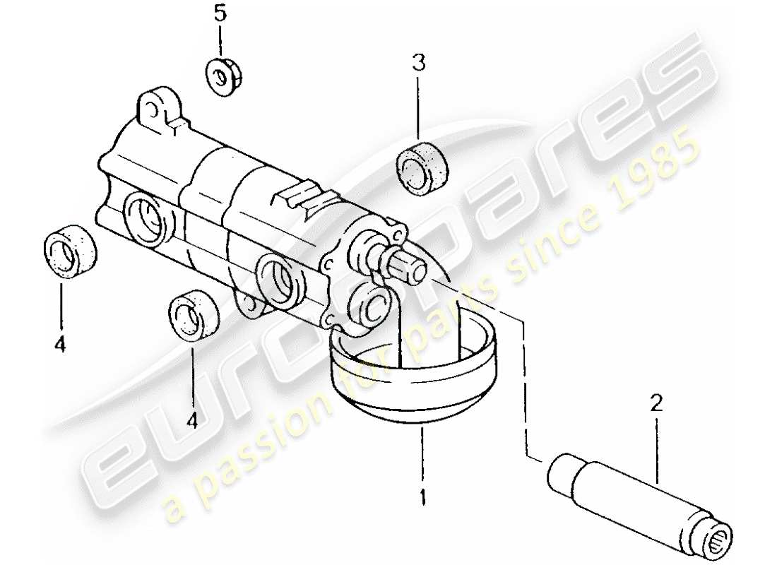 porsche 996 t/gt2 (2005) oil pump parts diagram