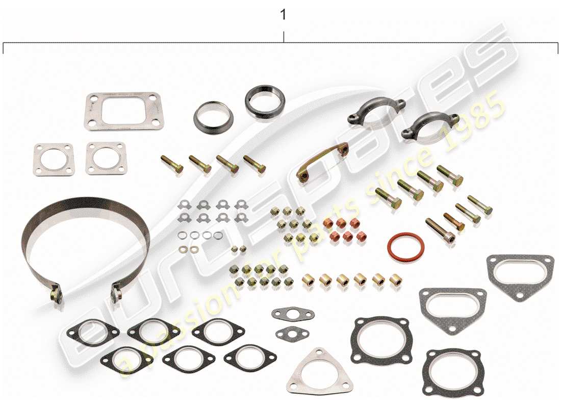 porsche 911 (1989) assembly kit - repair kit - maintenance set part diagram