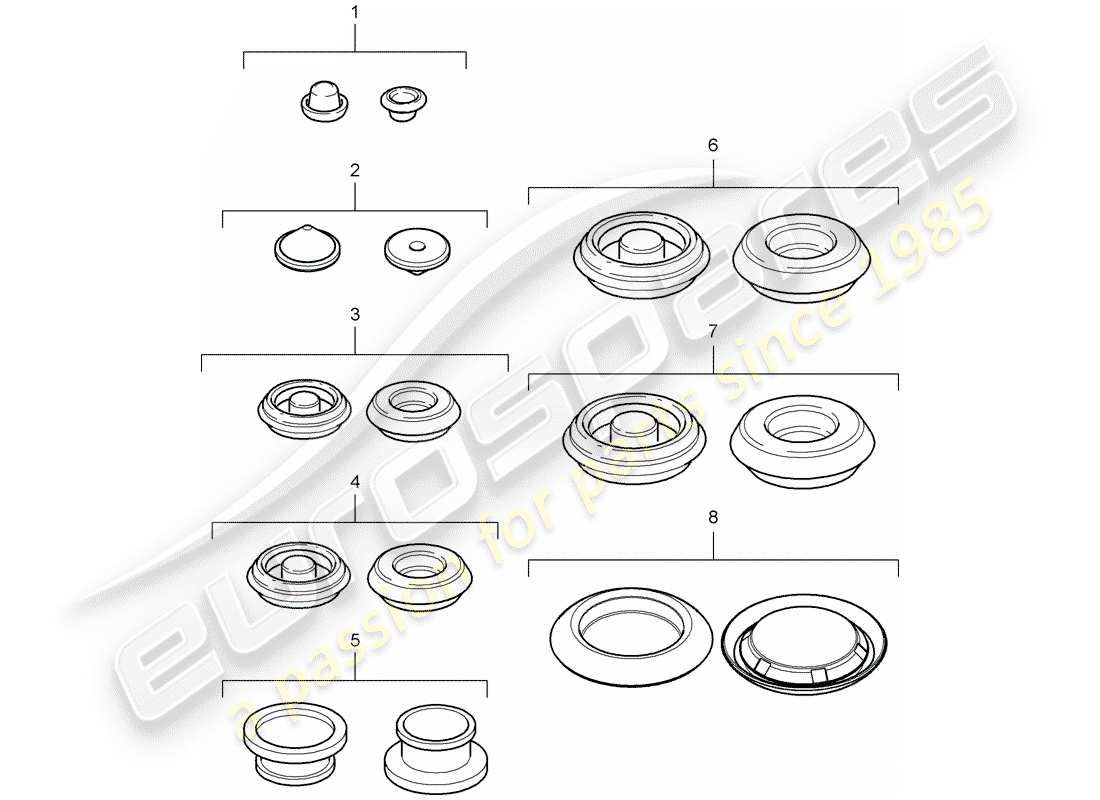 porsche 2010 (997-2 gt3) plug part diagram