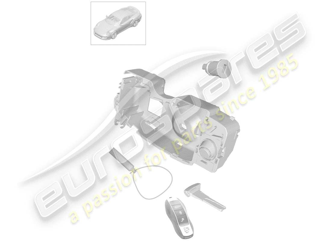 porsche 2017 (991-2 turbo) repair kit part diagram