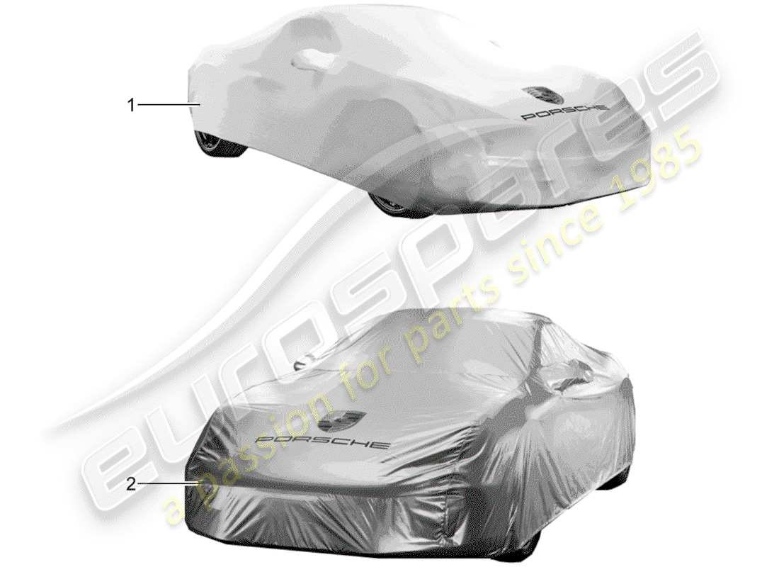 porsche 2013 (tequipment 98x/99x) cover part diagram